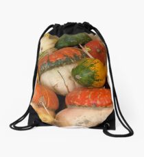 Winter Squash Drawstring Bag