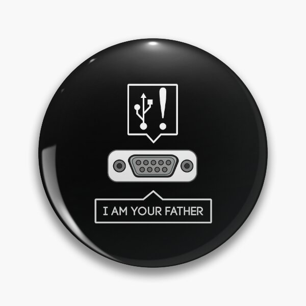 Artikelvorschau, USB Ich bin dein Vater - Serielle Schnittstelle - Lustige Computer-Nerds und Geeks scherzen Geschenk Meme entworfen und verkauft von LookFrog.