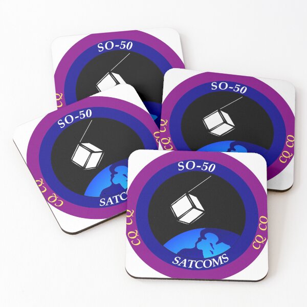 Item preview, SO-50 Satcoms Satellite Amsat Radio Contact QSL QSO designed and sold by Astronomize.