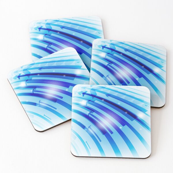 Item preview, Blue abstract lines design designed and sold by RaionKeiji.