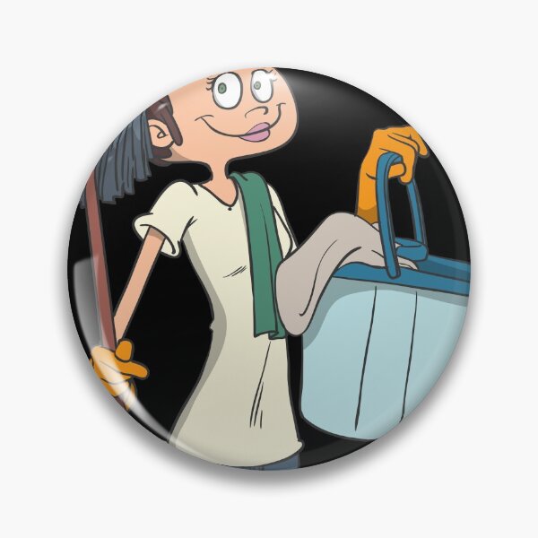 Item preview, Cleaning lady with mop and bucket designed and sold by Monkey Ful.