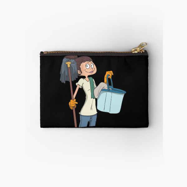 Item preview, Cleaning lady with mop and bucket designed and sold by Monkey Ful.