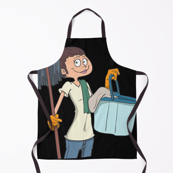 Item preview, Cleaning lady with mop and bucket designed and sold by Monkey Ful.