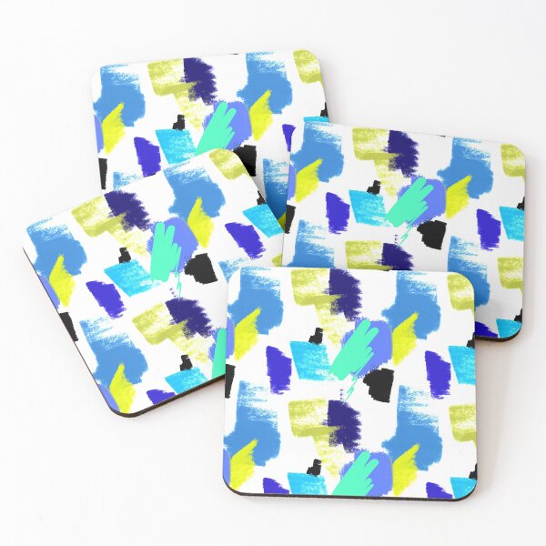 Item preview, Abstract colourful art pattern designed and sold by MariaMarinova.