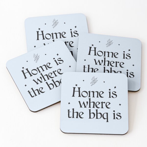 Item preview, Home is where the BBQ or Barbecue is  designed and sold by Shujii.