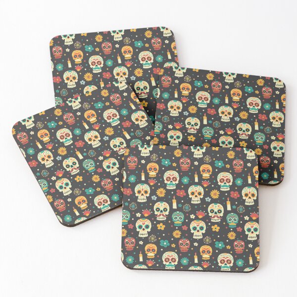 Item preview, Day Of Dead Cute Skulls designed and sold by mischellero.