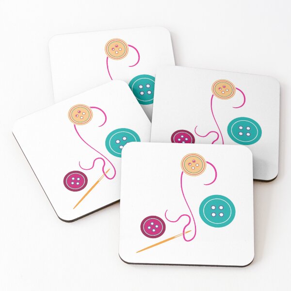 Item preview, Calling all sewists! Needle, Thread, Buttons icons designed and sold by Susan Marie Williams.