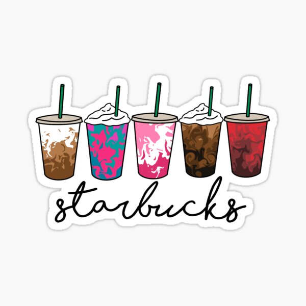 A cute Starbucks Drink Sticker!  Starbucks drinks, Starbucks