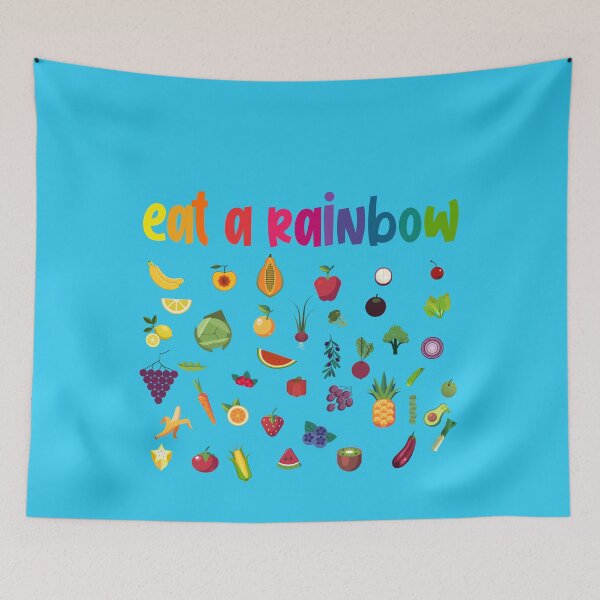Item preview, Eat a rainbow : Healthy food banners colors designed and sold by RM2017.