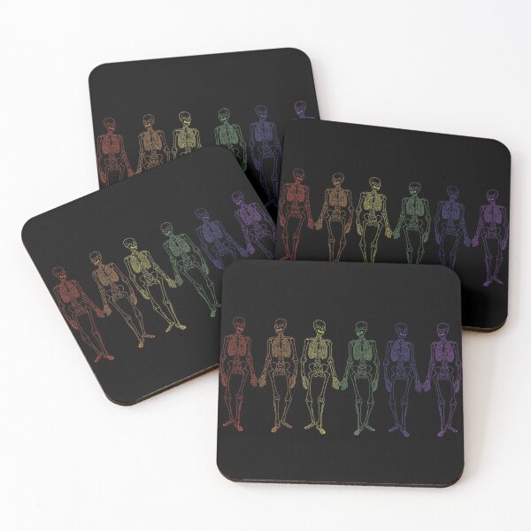 Item preview, rainbow skeletons halloween designed and sold by abigailscherer.