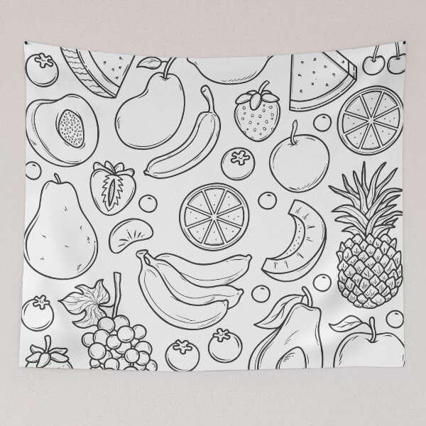 Item preview, fruit doodle designed and sold by mischellero.