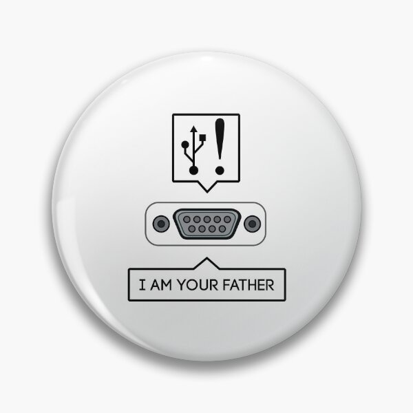 Artikelvorschau, USB, ich bin dein Vater – Serieller Anschluss – Lustiges Witz-Geschenk-Meme für Computerfreaks und Geeks – Schwarz entworfen und verkauft von LookFrog.