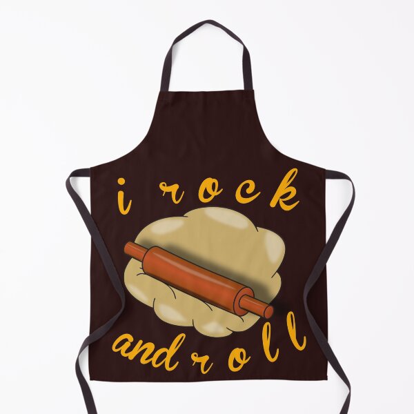 Aperçu de l'œuvre je fais du rock and roll. pâte et rouleau à pâtisserie créée et vendue par doctors-apparel.
