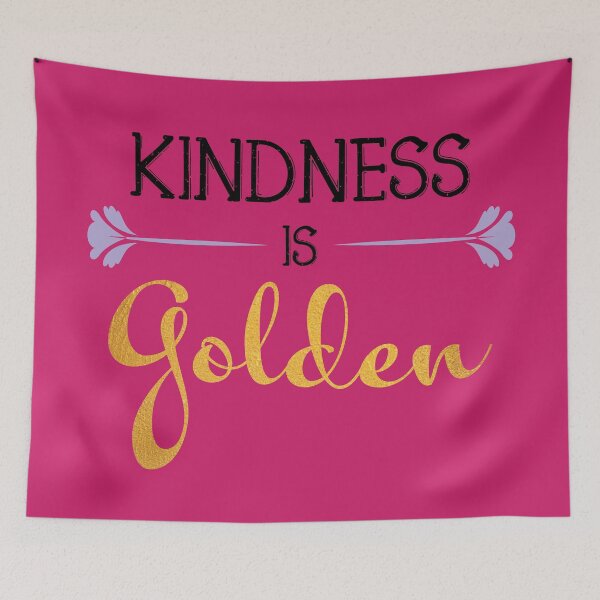 Item preview, Kindness is Golden Quotes - Black designed and sold by LookFrog.