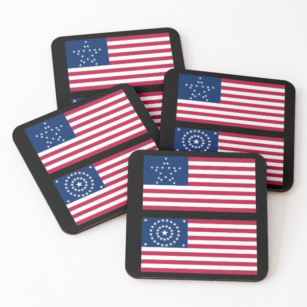 Item preview, USA Flag Set -- 20 Star Great Star Pattern & 38 Star Concentric Circles  designed and sold by greg5000.