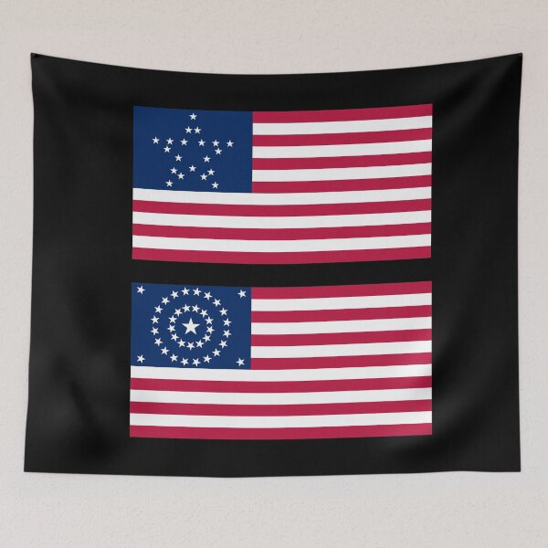 Item preview, USA Flag Set -- 20 Star Great Star Pattern & 38 Star Concentric Circles  designed and sold by greg5000.