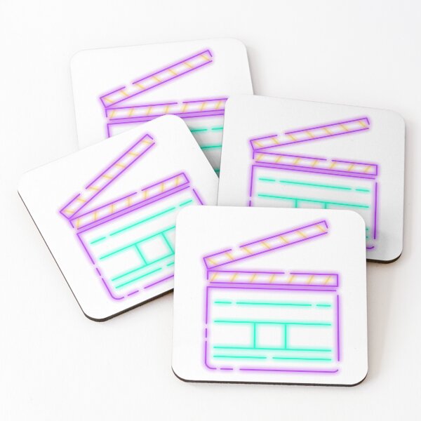 Item preview, neon clapperboard designed and sold by charlyj___.