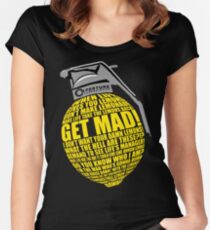 Portal 2 combustible lemon quote Women's Fitted Scoop T-Shirt