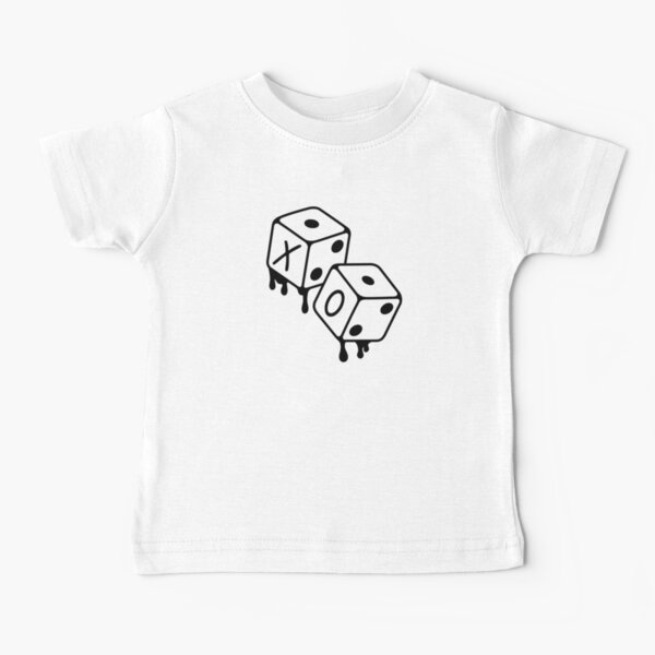 After Hours XO Dice Black and White Design Baby T-Shirt