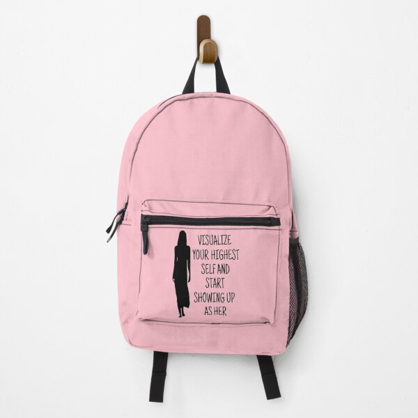 Item preview, Visualize Your Highest Self And Start Showing Up as Her Pink designed and sold by TheAfer.