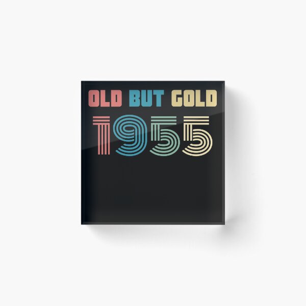 Item preview, Old But Gold 65. Birthday Gift Present for people who are born in 1955 Vintage Retro style  designed and sold by Yenon.
