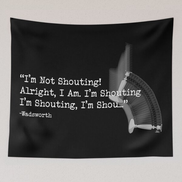 Item preview, I'm Not Shouting (White) designed and sold by SpectreSparkC.