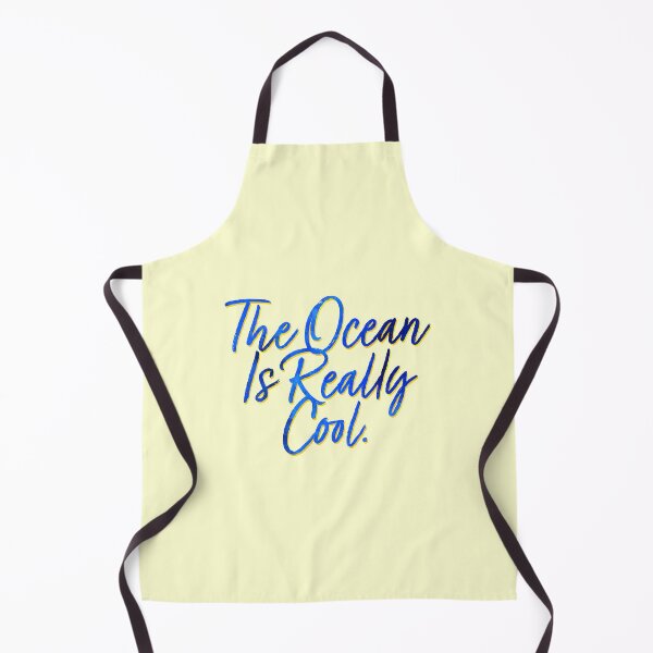 Item preview, The Ocean Is Really Cool Script Swimming Vacation Beach designed and sold by thefrshmachine.