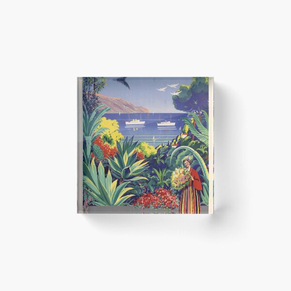 Item preview, Madeira retro poster designed and sold by CorasPosters.
