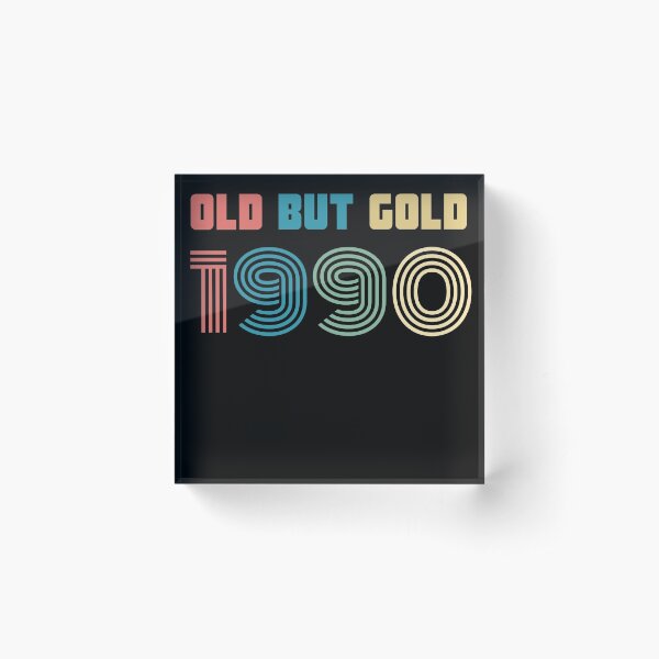 Item preview, Old But Gold 30. Birthday Gift Present for people who are born in 1990 Vintage Retro style  designed and sold by Yenon.