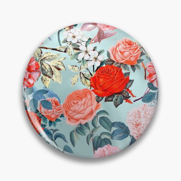 Item preview, Garden Roses on Blue designed and sold by RoxanneG.