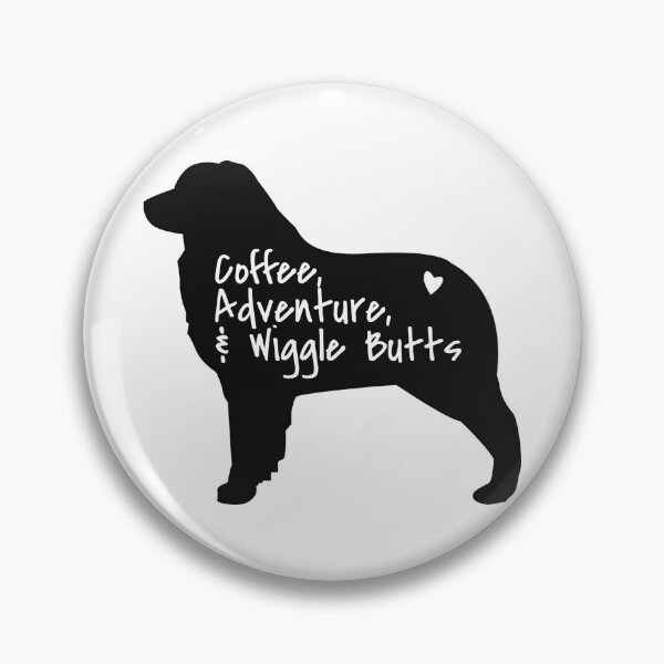 Item preview, Aussie Wiggle Butt with Adventure & Coffee designed and sold by Sophclark.