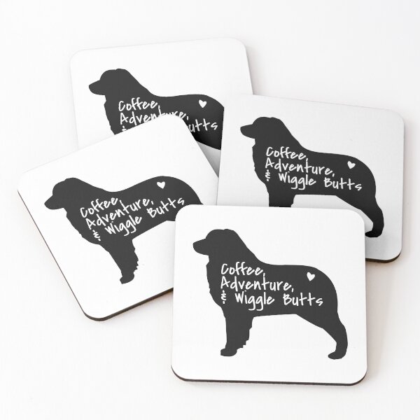 Item preview, Aussie Wiggle Butt with Adventure & Coffee designed and sold by Sophclark.