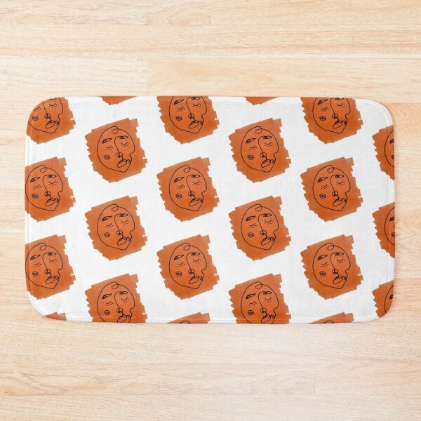 Item preview, Orange Color Sample Face Drawing designed and sold by Cassandra Chung.