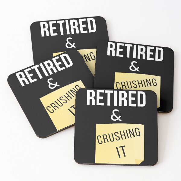 Item preview, Retired and Crushing It designed and sold by Oreo2020 Creations.
