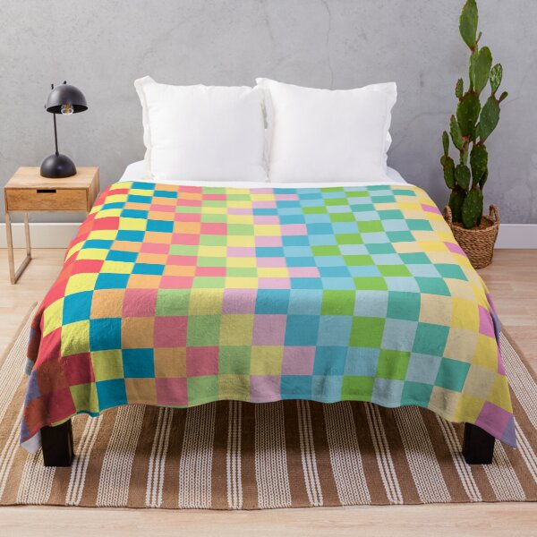 Item preview, pastel pattern - squares - pixel designed and sold by greatnorris.