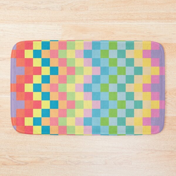 Item preview, pastel pattern - squares - pixel designed and sold by greatnorris.