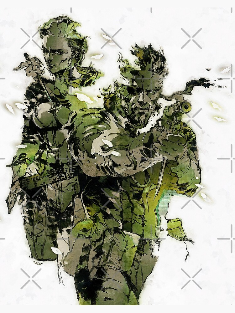 Metal Gear Solid 2 poster Art Board Print for Sale by PFCpatrickC