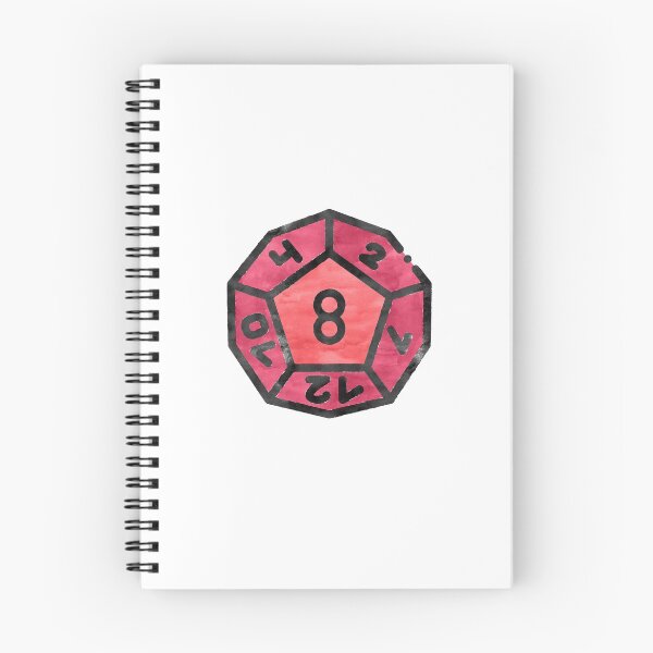 Item preview, 20 Sided Dice Gamer D20 Watercolor Drawn designed and sold by thefrshmachine.