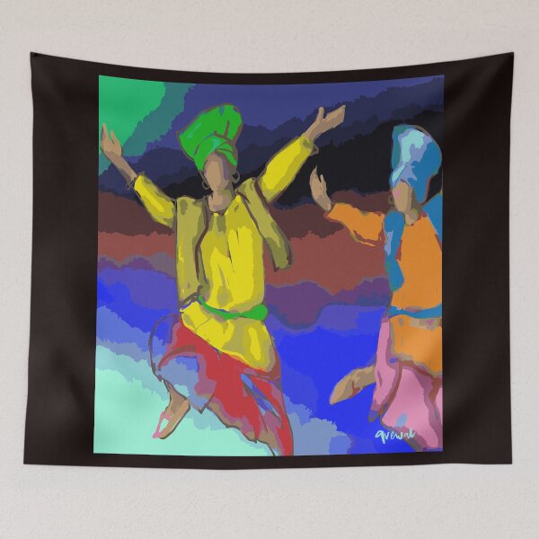 Item preview, Bhangra poster  designed and sold by Sukhpal Grewal Ethnic Art.