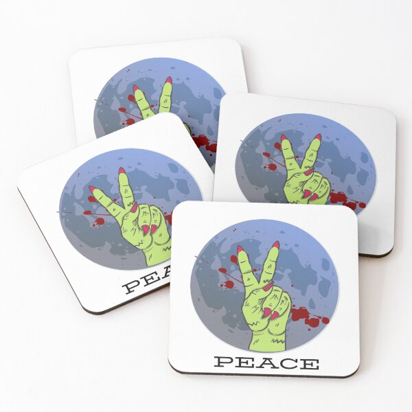 Item preview, Halloween Peace Sign T-Shirts Halloween Peace Sign Moon T-shirt designed and sold by BECOOOL.