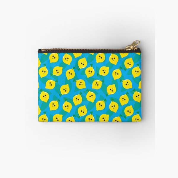 Aperçu de l'œuvre Adorable motif citron - motif fruité - bleu créée et vendue par PattyTheGecko.