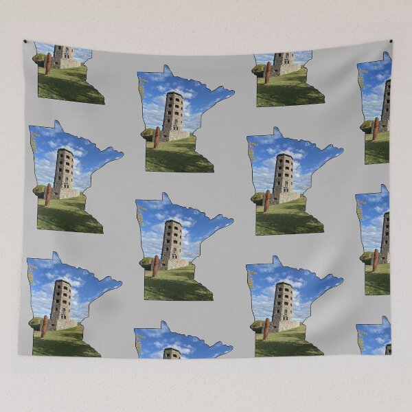 Item preview, Minnesota State Outline (Enger Tower in Duluth) designed and sold by gorff.