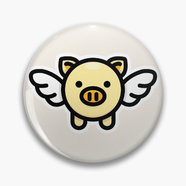 Item preview, When Pigs Fly: Yellow designed and sold by Red Wolf.
