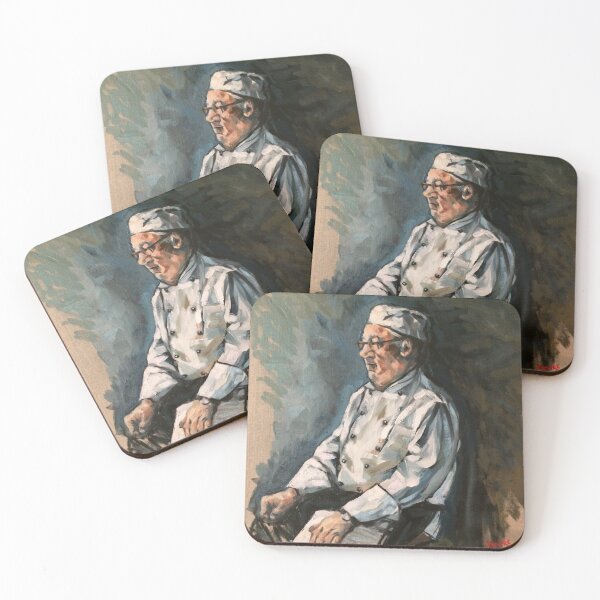 Item preview, Tommy the chef. 16x20" oil on linen on board.  designed and sold by Elizabeth Moore Golding.