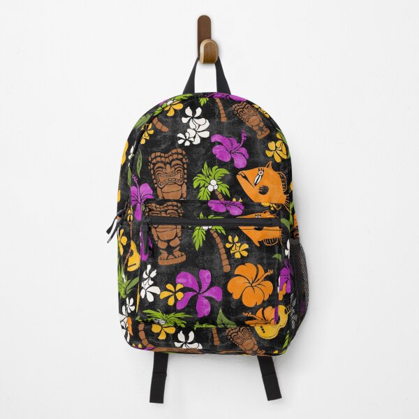 Item preview, Makapuu Beach Hawaiian Batik Print - Black and Multi colorway designed and sold by DriveIndustries.