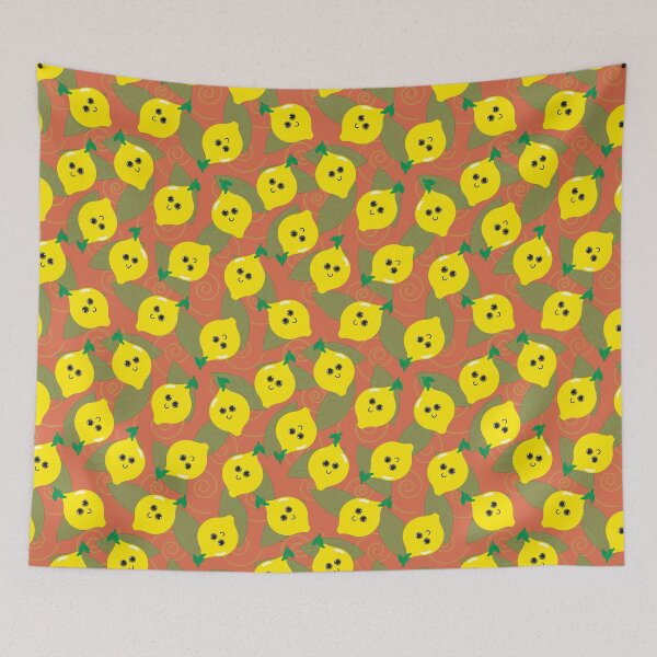 Artikelvorschau, Entzückendes Zitronenmuster - Fruchtiges Muster - Vintage Orange entworfen und verkauft von PattyTheGecko.