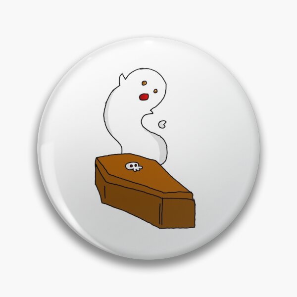 Item preview, ghost and a casket designed and sold by CrapbyClov.