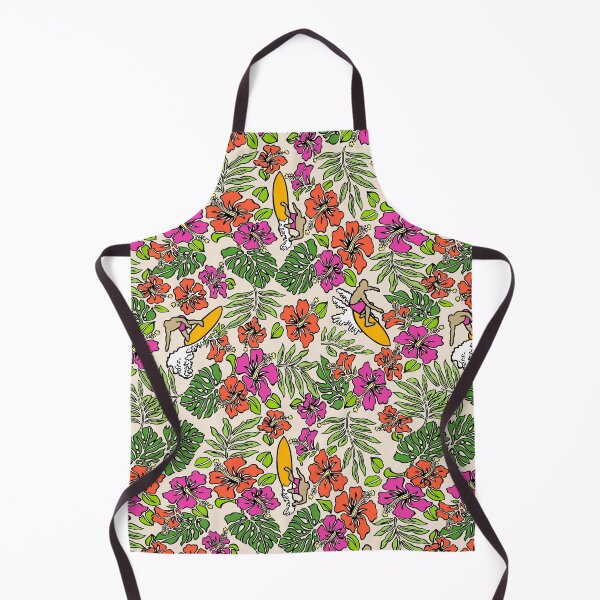 Item preview, Surf Pareau Hawaiian Hibiscus Surfing - Coarl and Fuchsia designed and sold by DriveIndustries.