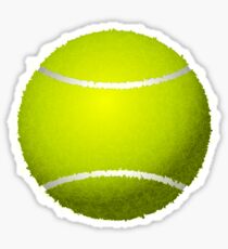 Gelber Tennisball Sticker