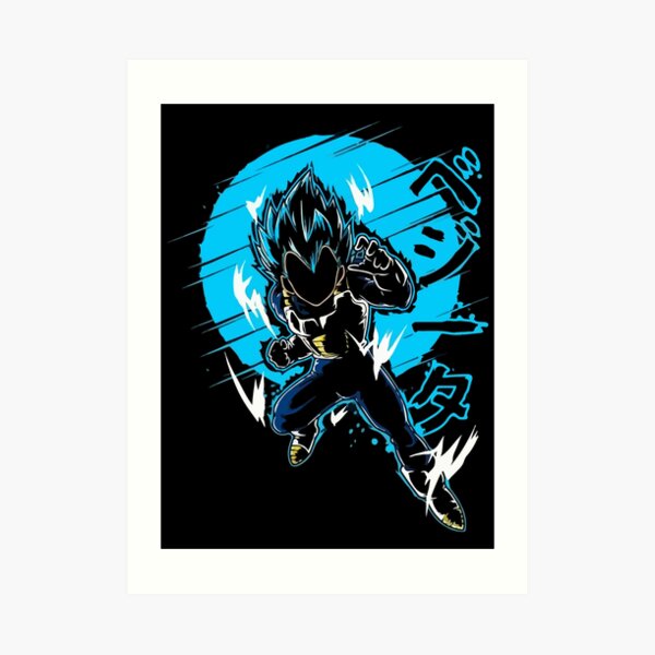 Vegeta Super Saiyan God Art Print for Sale by Sangnamlayvo